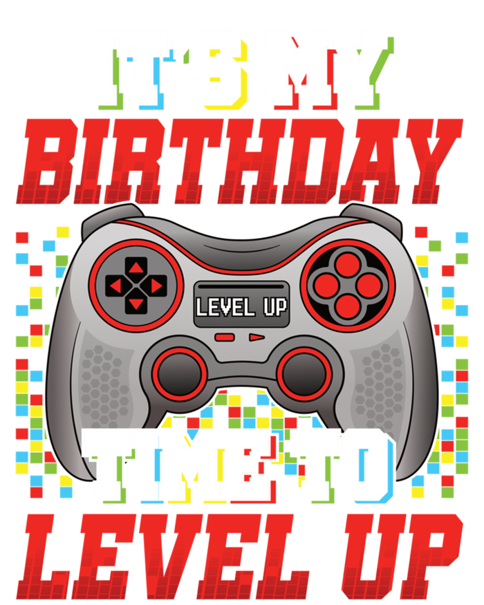 ItS My Birthday Time To Level Up Video Game Birthday Gift Full Zip Hoodie