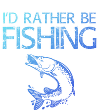 ID Rather Be Fishing Funny Gift Fisher Gift Full Zip Hoodie