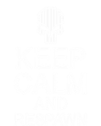 Keep Calm And Respawn Funny Gamer Skull Computer Circuit Cute Gift Kids Hoodie