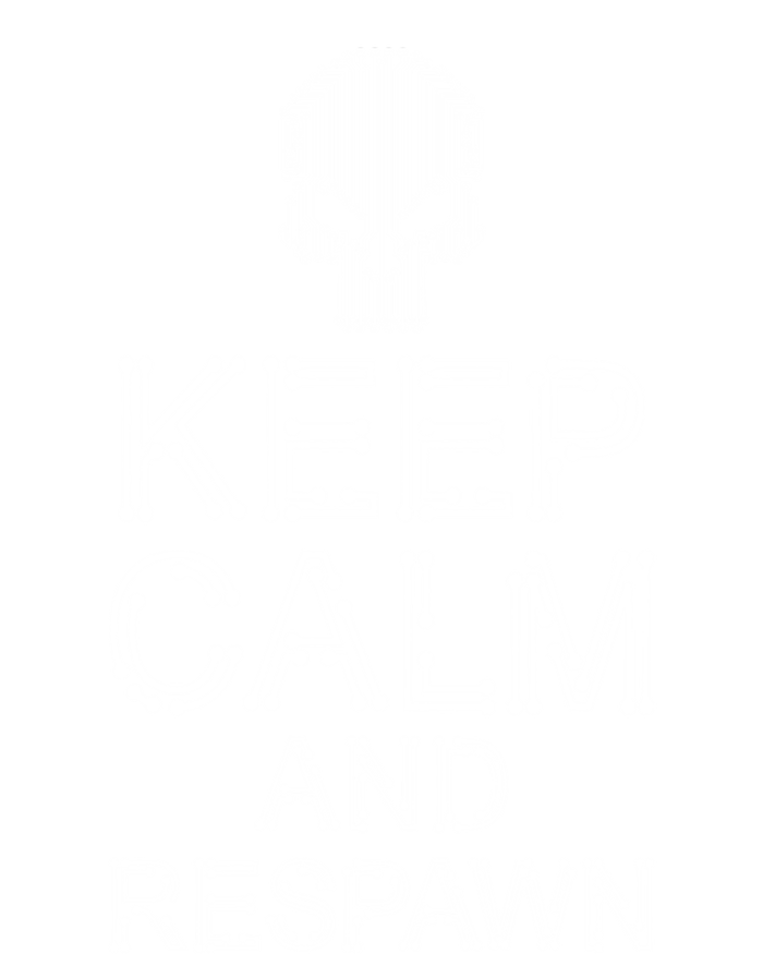 Keep Calm And Respawn Funny Gamer Skull Computer Circuit Cute Gift Kids Hoodie