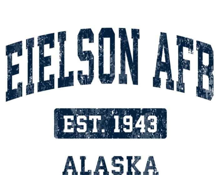 Eielson Afb Alaska Ak Vintage Sports Established Toddler Fine Jersey T-Shirt