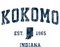 Kokomo Indiana In Vintage Sports Garment-Dyed Heavyweight T-Shirt