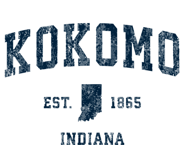 Kokomo Indiana In Vintage Sports Garment-Dyed Heavyweight T-Shirt