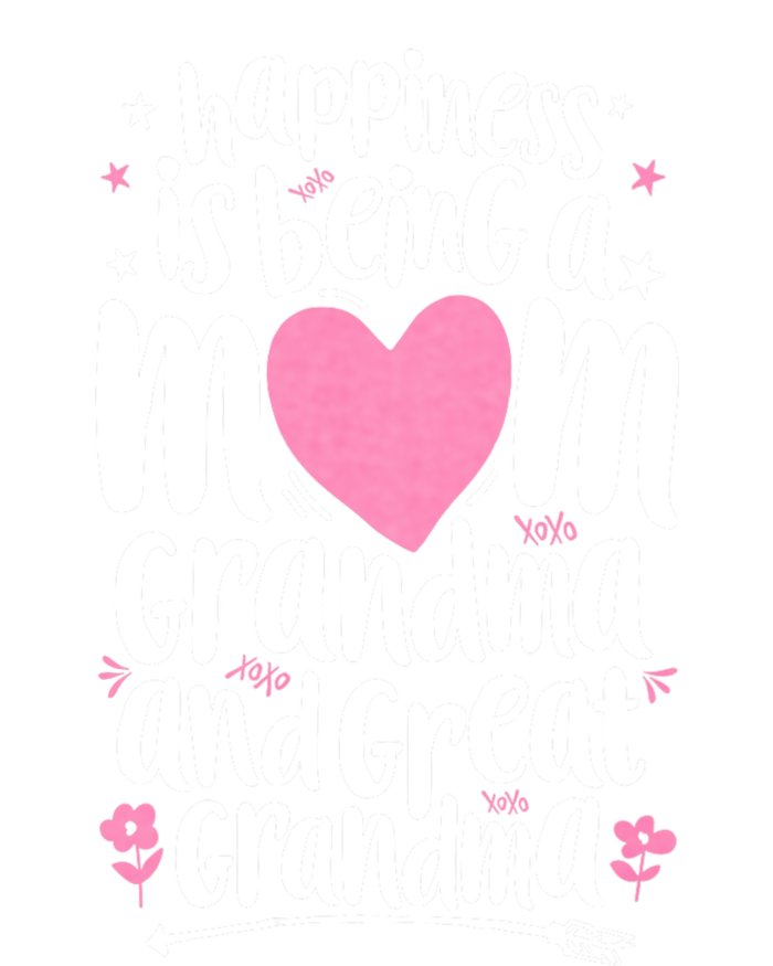 Happiness Is Being A Mom Great Grandma Kids Long Sleeve Shirt