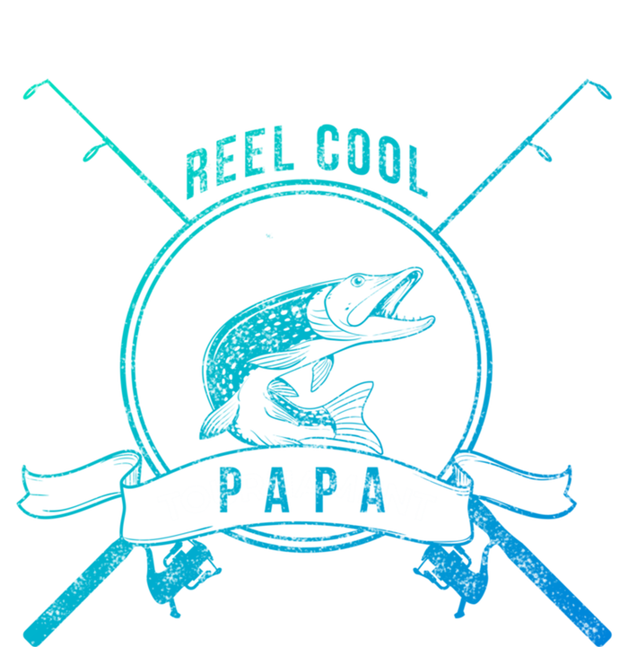 Reel Cool Papa Grandpa Fishing Gift Full Zip Hoodie