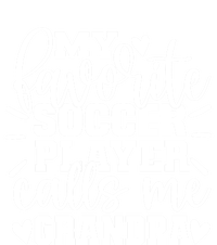 My Favorite Soccer Player Call Me Grandpa Soccer Fathers Day Gift Pom Pom 12in Knit Beanie