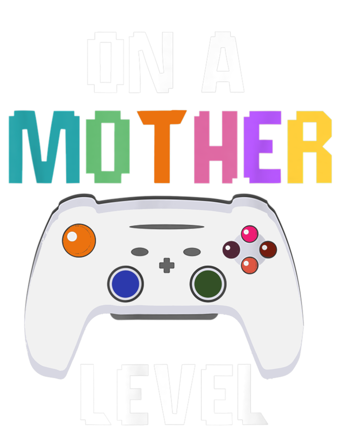 On A Mother Level Up Mothers Day Gamer Mom Retro Controller Gift Ladies Essential Flowy Tank