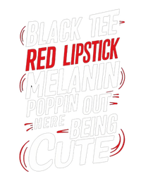 Juneteenth Woman Black Red Lipstick Melanin Poppin Kids Hoodie