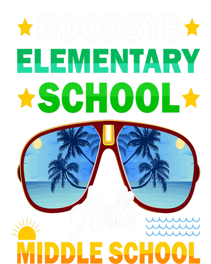 Goodbye Elementary School On My Way To Middle School Premium T-Shirt