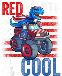 Dinosaur Monster Truck Dino 4th Of July American Flag Mesh Reversible Basketball Jersey Tank