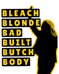 Bleach Blonde Bad Built Butch Body Kids Tie-Dye T-Shirt