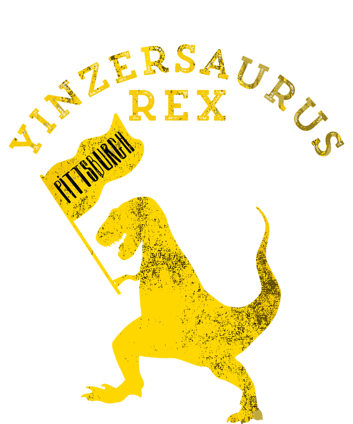 Yinzersaurus Rex Trex Funny Pittsburgh Yinzer Dinosaur Gift Coaster