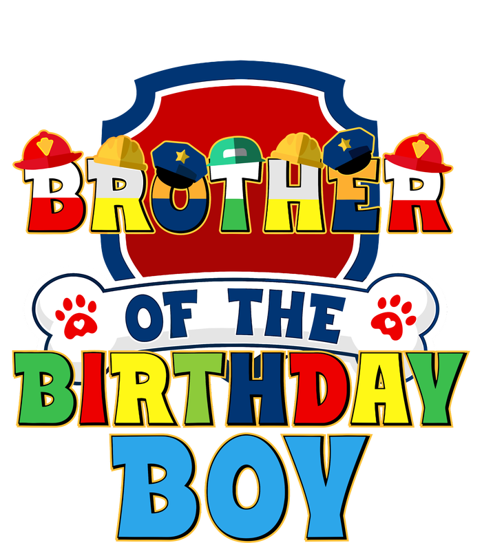 Brother Of The Birthday Boy Dog Paw Family Matching PosiCharge Competitor Tank