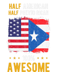 American Puerto Rican Flag Half American Half Puerto Rican T-Shirt