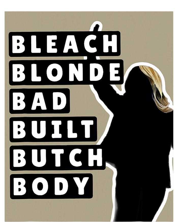 Bleach Blonde Bad Built Butch Body Cooling Performance Long Sleeve Crew