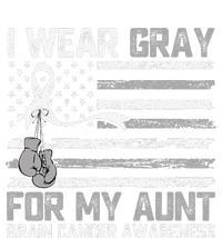 I Wear Gray For My Aunt Brain Cancer Awareness Month Tank Top