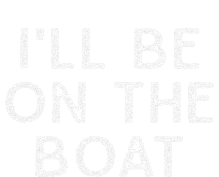 ILl Be On The Boat Distressed Kids Long Sleeve Shirt