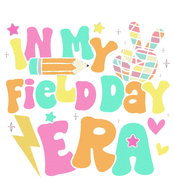 In My Field Day Era Groovy Field Day For Teacher Performance Fleece Hoodie