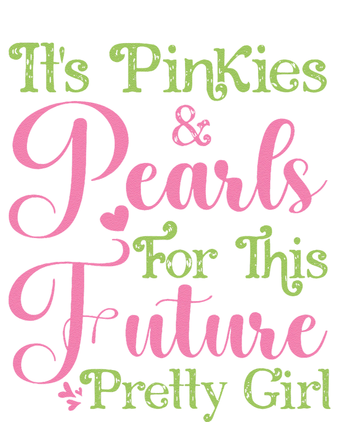 ItS Pinkies & Pearls For This Future Pretty Girl 08 Soror 7 Panel Mesh Trucker Snapback Hat