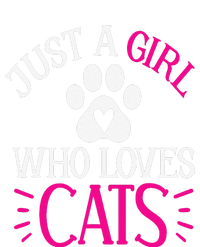 Just A Girl Who Loves Cats Funny Cat Lovers USA-Made Doggie Bandana