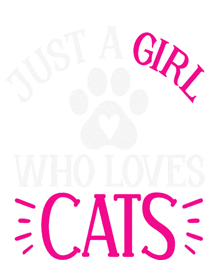 Just A Girl Who Loves Cats Funny Cat Lovers USA-Made Doggie Bandana