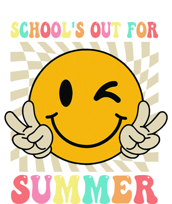 Last Day Of School Schools Out For Summer Teacher Flat Bill Trucker Hat