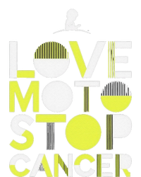 Love Moto Stop Cancer T-Shirt