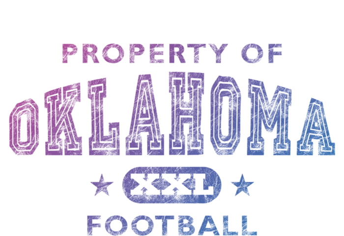 Property Of Oklahoma Football Xxl Gift Tall Sweatshirt