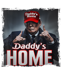 Funny DaddyS Home Trump Pink 2024 Take America Back 2024 Toddler Sweatshirt