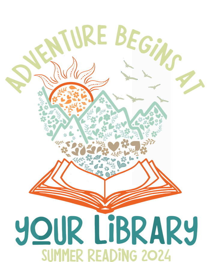 Adventure Begins At Your Library Summer Reading 2024 Cooling Performance Long Sleeve Crew