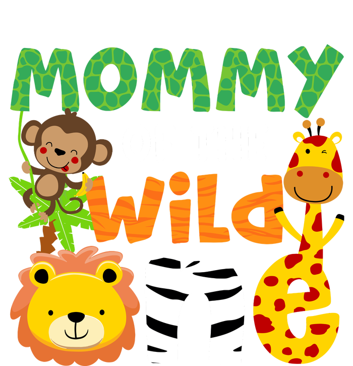 Mommy Of The Wild One Zoo Theme Bday Safari Jungle Animals Tie-Dye T-Shirt