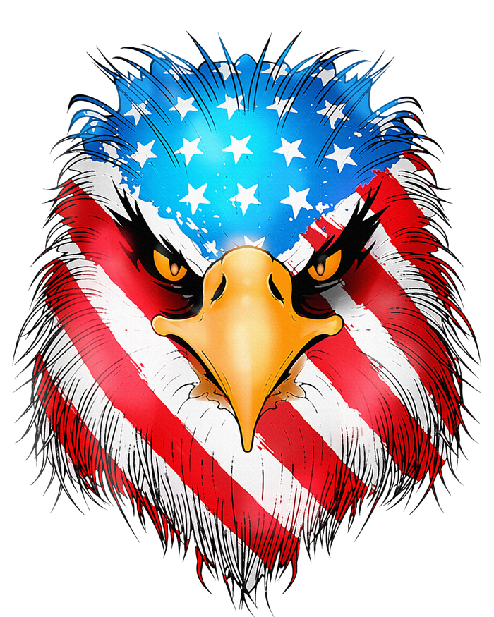 4th Of July Patriotic Eagle Usa American Flag Kids T-Shirt