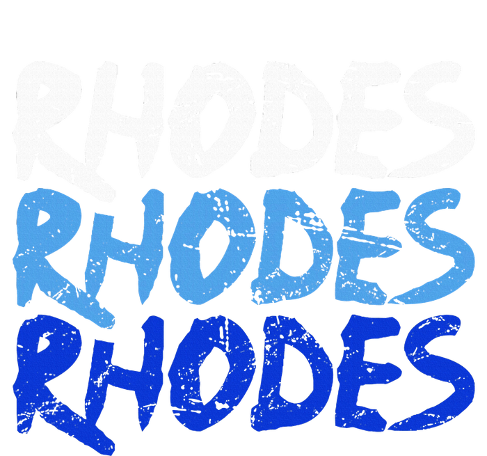 Distressed Rhodes Greece Dodecanese Greek Island Rhodes T-Shirt