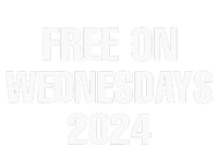 Free On Wednesdays 2024 Election Funny Trump Biden Insulated Varsity Jacket