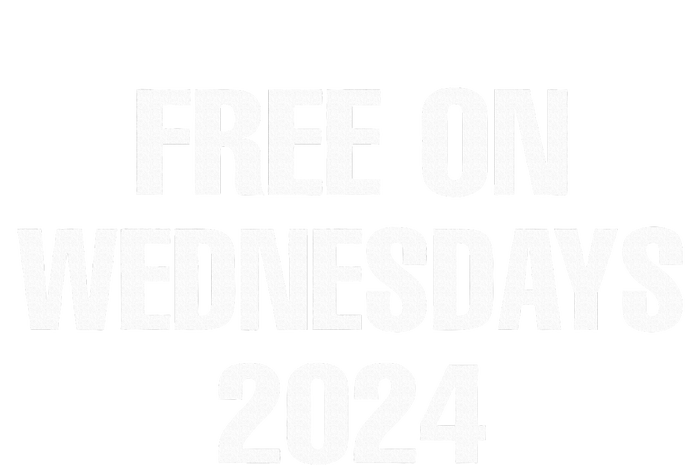 Free On Wednesdays 2024 Election Funny Trump Biden Insulated Varsity Jacket