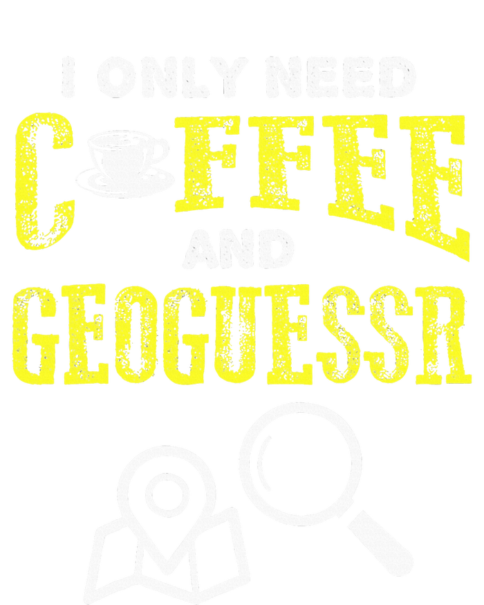 I Only Need Coffee And Geoguessr Valucap Bio-Washed Visor