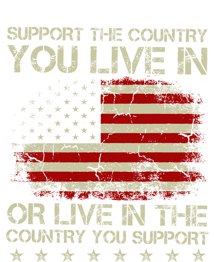 Support The Country You Live In The Country You Support Mesh Reversible Basketball Jersey Tank