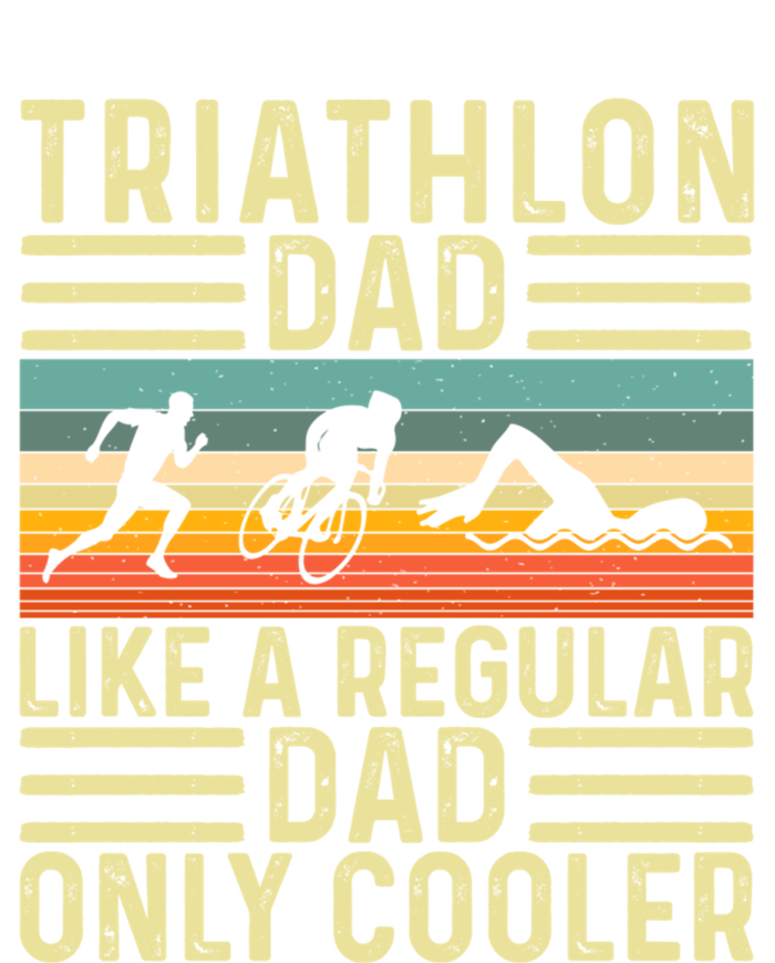 Triathlon Dad Design Swim Bike Run For Triathletes Gift Sweatshirt Cinch Pack Bag