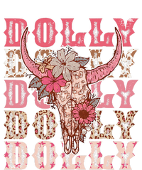 Trendy Dolly First Name Guitar Pink Cowgirl Western Tie-Dye T-Shirt