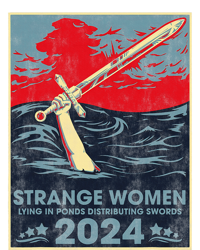 Strange Women Lying In Ponds Distributing Swords 2024 Women's Racerback Tank