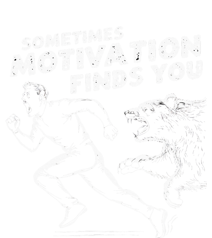 Sometimes Motivation Finds You Conversation Starter Cooling Performance Crew T-Shirt