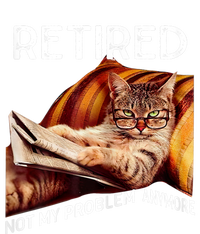 Retired 2024 Not My Problem Anymore Cute Cat T-Shirt