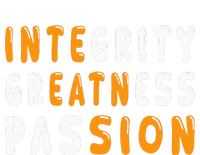 Funny Integrity Greatness Passion Cool Tie Dye Hoodie