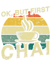 Funny Indian Desi Chai Lover Ok But First Chai T-Shirt