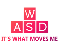 Wasd ItS What Moves Me Funny Pc Gamer Computer Gift T-Shirt