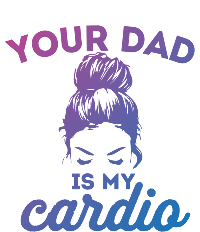 Your Dad Is My Cardio Gym Fitness Meaningful Gift Coaster