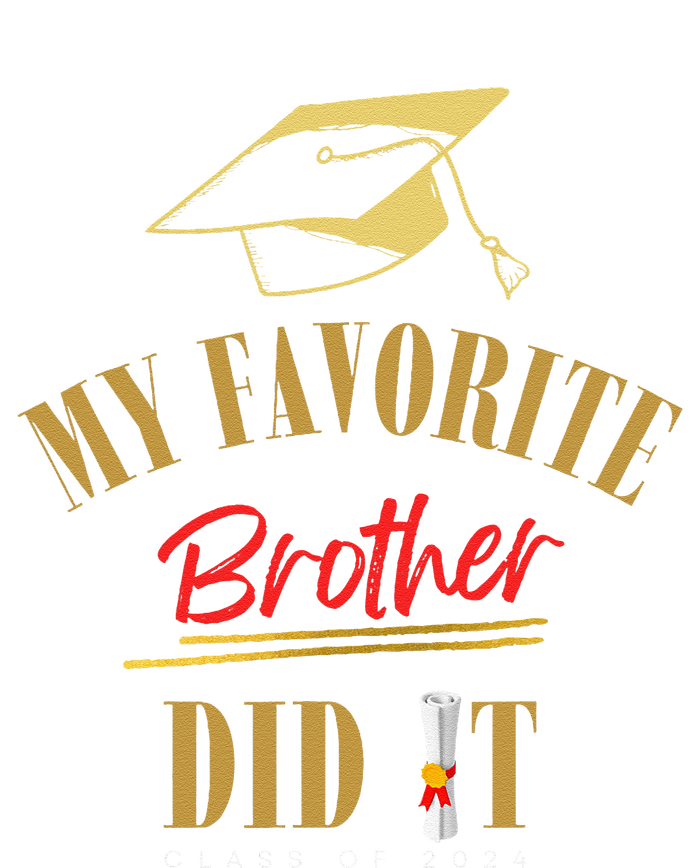 My Favorite Brother Did It Proud Grad Graduation Zip Tote Bag