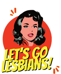 LetS Go Lesbians! Retro Lesbian Subtle Lesbian Coaster