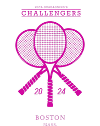 Pink Tennis Rackets Challengers Movie T-Shirt