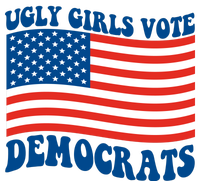 Ugly Girls Vote Democrats Usa Flag Hoodie